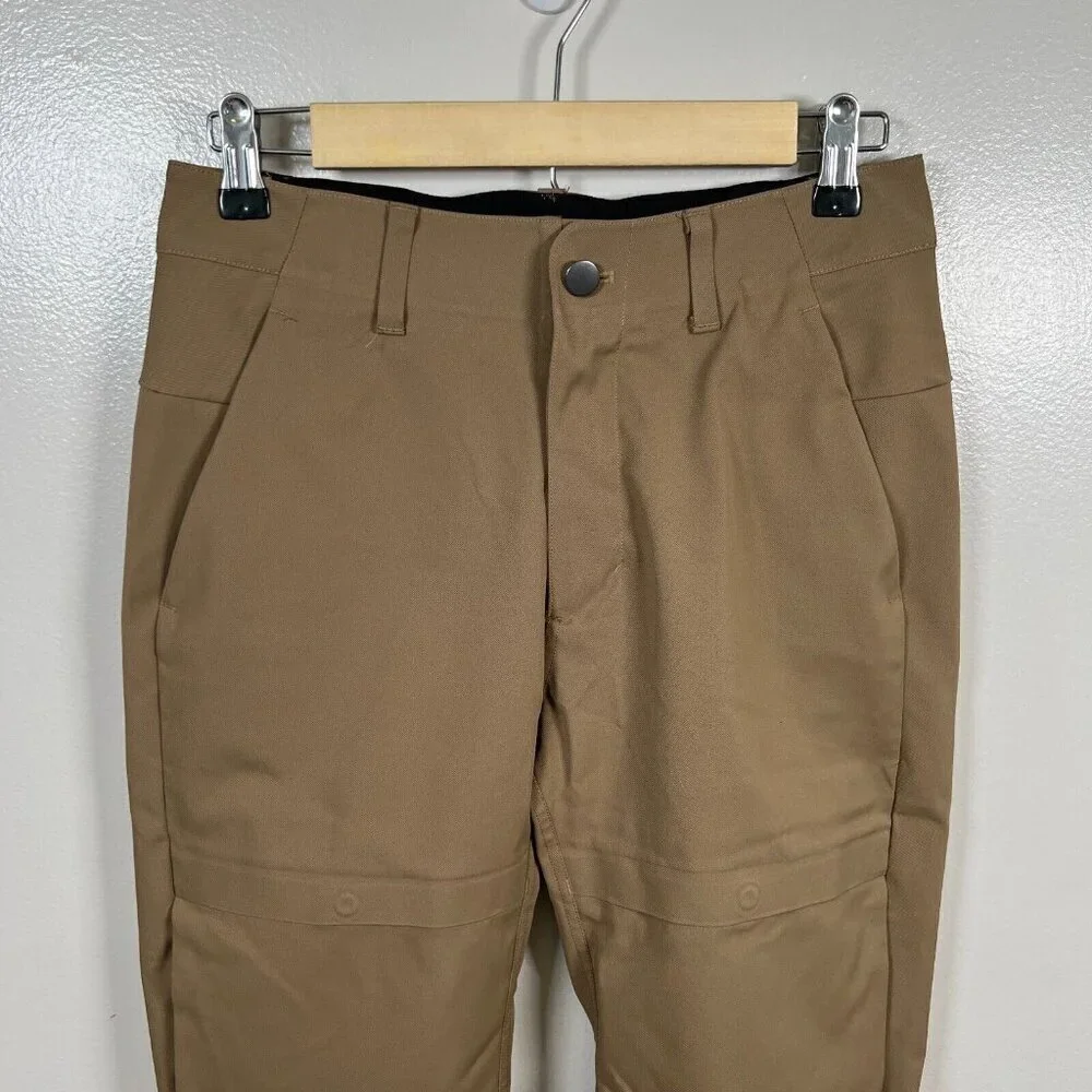 Lululemon Mile View Pant Mens Size 28 Frontier Brown Travel Work Water Repellent